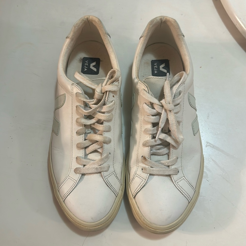 Veja Esplar sneakers white with light blue V